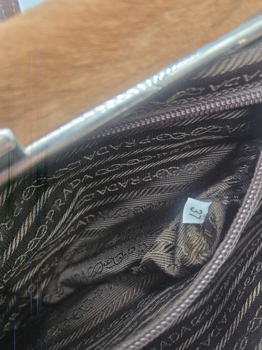 Prada Brown Pony Hair Shoulder Bag - Picture 14 of 16